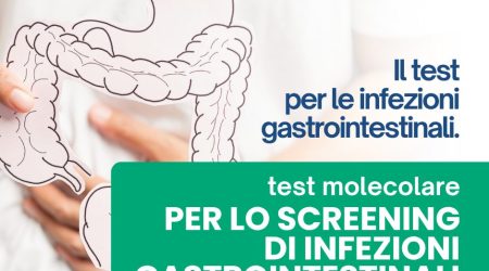 NOVITÀ: test molecolare per lo screening delle infezioni gastrointestinali. Presso i Punti Prelievo Glab.