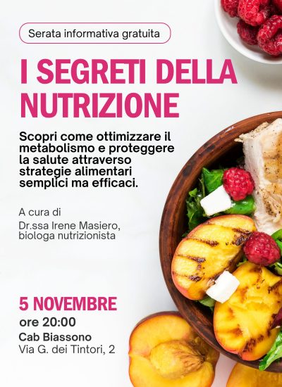 I segreti della nutrizione | Cab Biassono