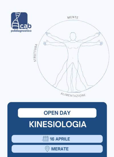 OPEN DAY KINESIOLOGIA: 16 APRILE 2026 PRESSO CAB MERATE