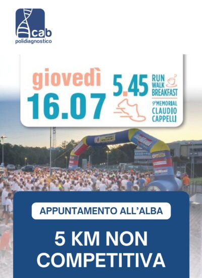 5.45 Run, Walk, Breakfast – 9° Memorial Claudio Cappelli