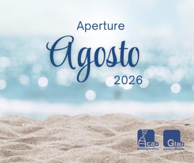 Calendario aperture | Agosto 2026